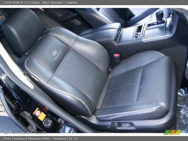 Black Obsidian / Graphite 2008 Infiniti M 35 S Sedan