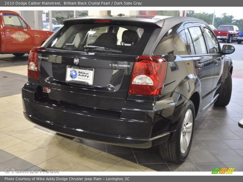 Brilliant Black Crystal Pearl / Dark Slate Gray 2010 Dodge Caliber Mainstreet