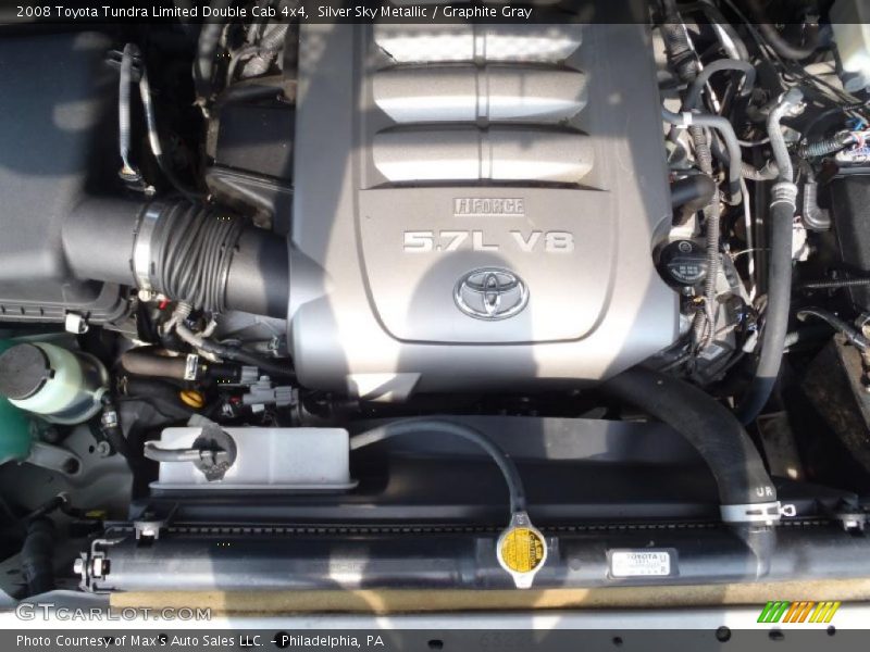 Silver Sky Metallic / Graphite Gray 2008 Toyota Tundra Limited Double Cab 4x4