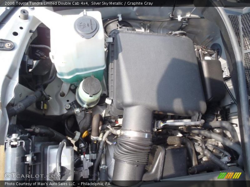 Silver Sky Metallic / Graphite Gray 2008 Toyota Tundra Limited Double Cab 4x4