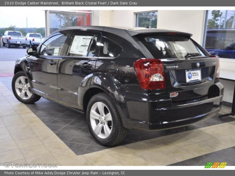 Brilliant Black Crystal Pearl / Dark Slate Gray 2010 Dodge Caliber Mainstreet