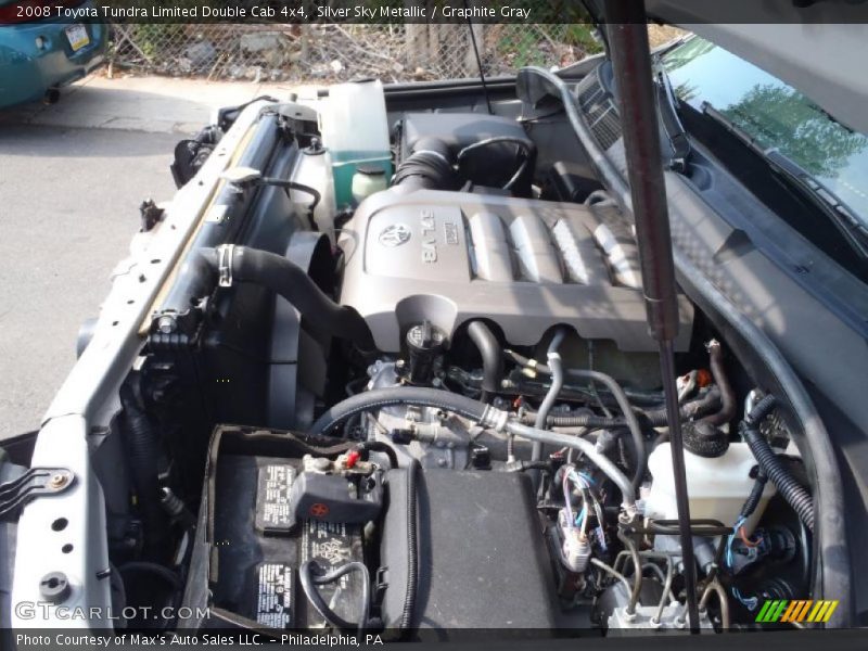 Silver Sky Metallic / Graphite Gray 2008 Toyota Tundra Limited Double Cab 4x4