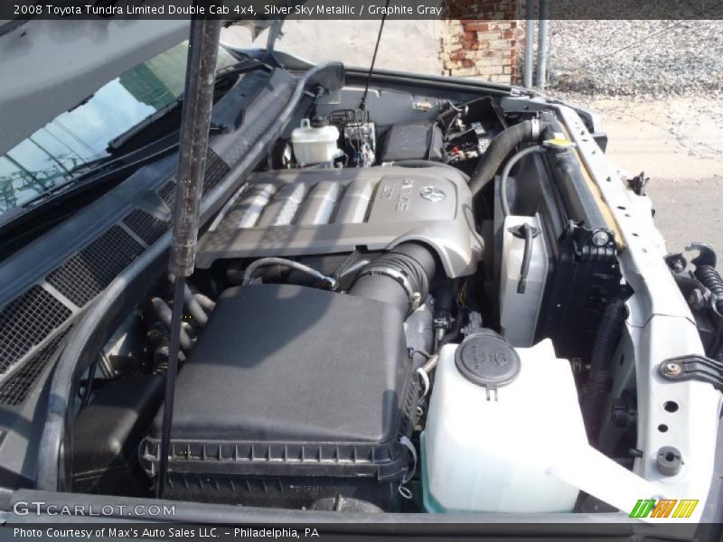 Silver Sky Metallic / Graphite Gray 2008 Toyota Tundra Limited Double Cab 4x4