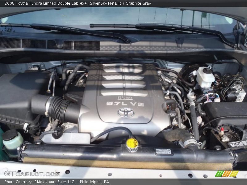 Silver Sky Metallic / Graphite Gray 2008 Toyota Tundra Limited Double Cab 4x4