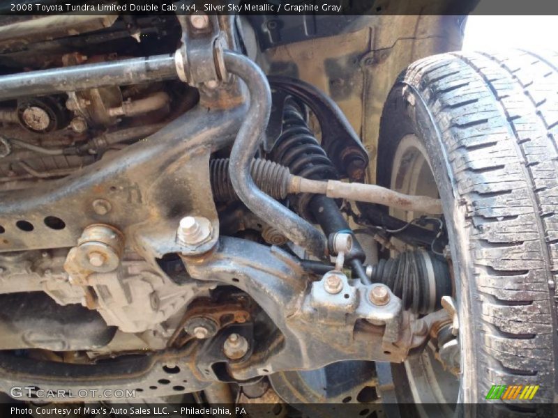 Silver Sky Metallic / Graphite Gray 2008 Toyota Tundra Limited Double Cab 4x4