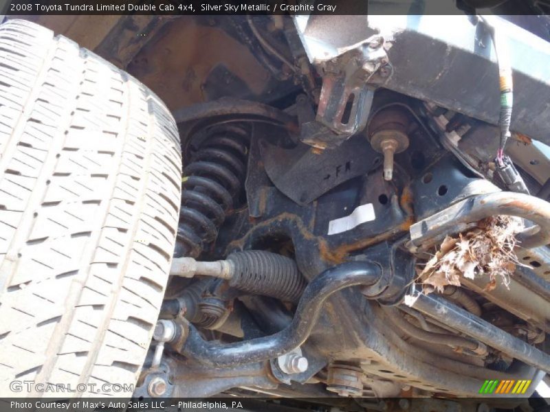 Silver Sky Metallic / Graphite Gray 2008 Toyota Tundra Limited Double Cab 4x4