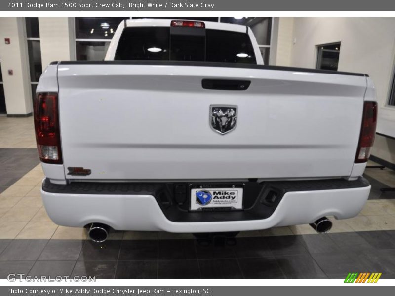 Bright White / Dark Slate Gray 2011 Dodge Ram 1500 Sport Crew Cab
