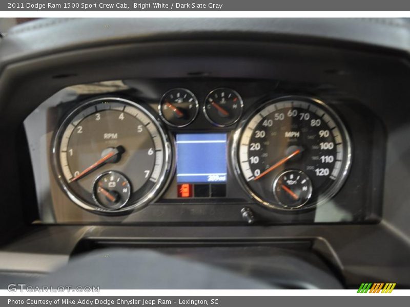 Bright White / Dark Slate Gray 2011 Dodge Ram 1500 Sport Crew Cab