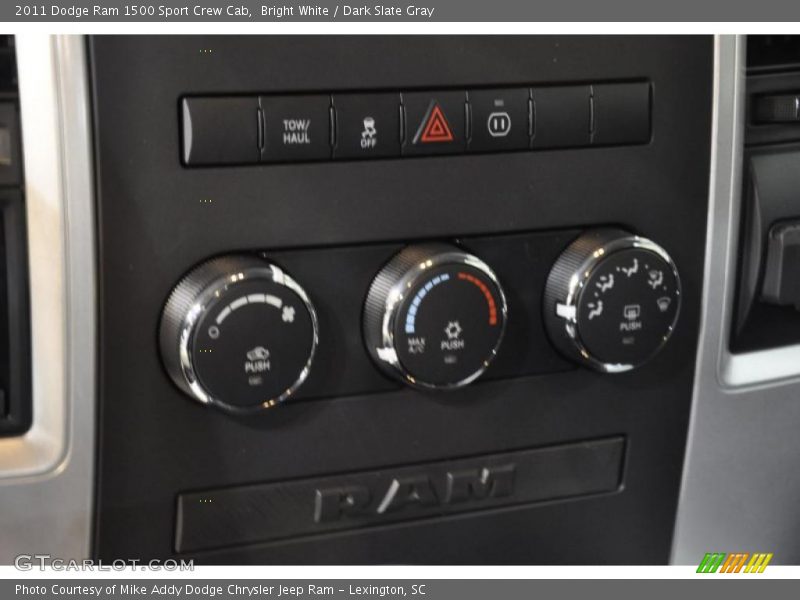 Bright White / Dark Slate Gray 2011 Dodge Ram 1500 Sport Crew Cab