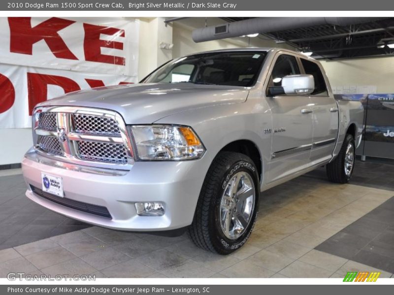 Bright Silver Metallic / Dark Slate Gray 2010 Dodge Ram 1500 Sport Crew Cab