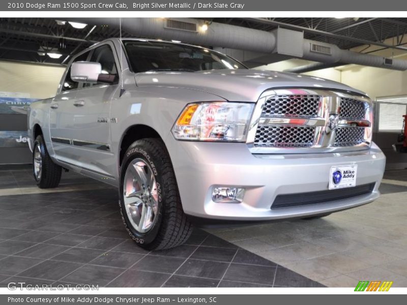 Bright Silver Metallic / Dark Slate Gray 2010 Dodge Ram 1500 Sport Crew Cab