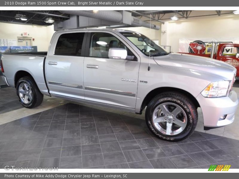 Bright Silver Metallic / Dark Slate Gray 2010 Dodge Ram 1500 Sport Crew Cab