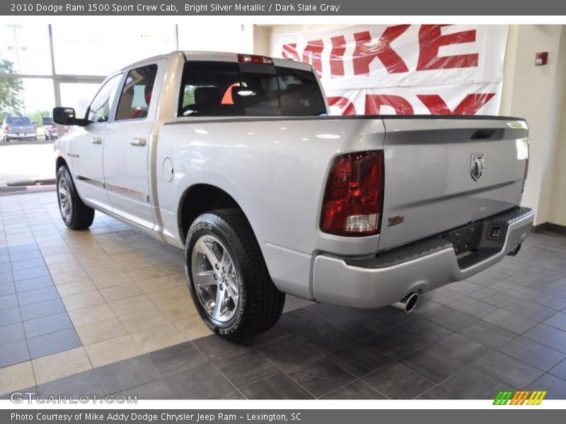 Bright Silver Metallic / Dark Slate Gray 2010 Dodge Ram 1500 Sport Crew Cab