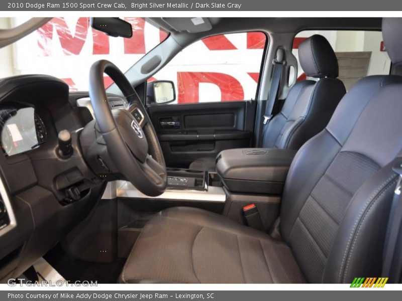 Bright Silver Metallic / Dark Slate Gray 2010 Dodge Ram 1500 Sport Crew Cab
