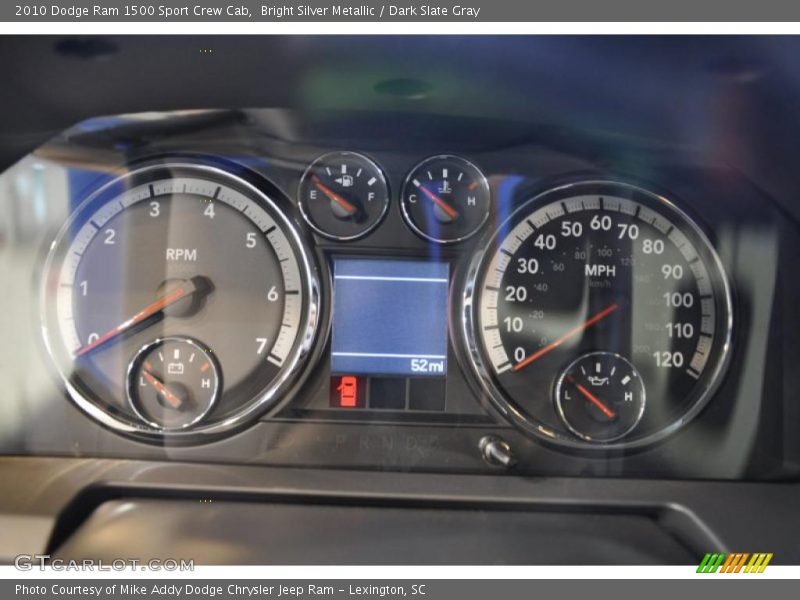 Bright Silver Metallic / Dark Slate Gray 2010 Dodge Ram 1500 Sport Crew Cab