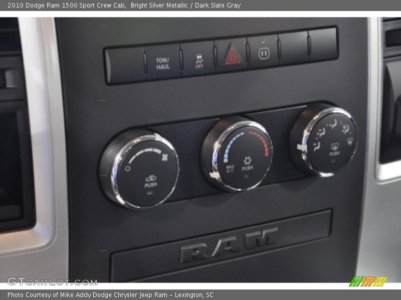 Bright Silver Metallic / Dark Slate Gray 2010 Dodge Ram 1500 Sport Crew Cab