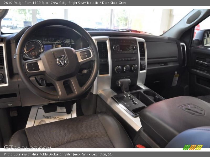 Bright Silver Metallic / Dark Slate Gray 2010 Dodge Ram 1500 Sport Crew Cab