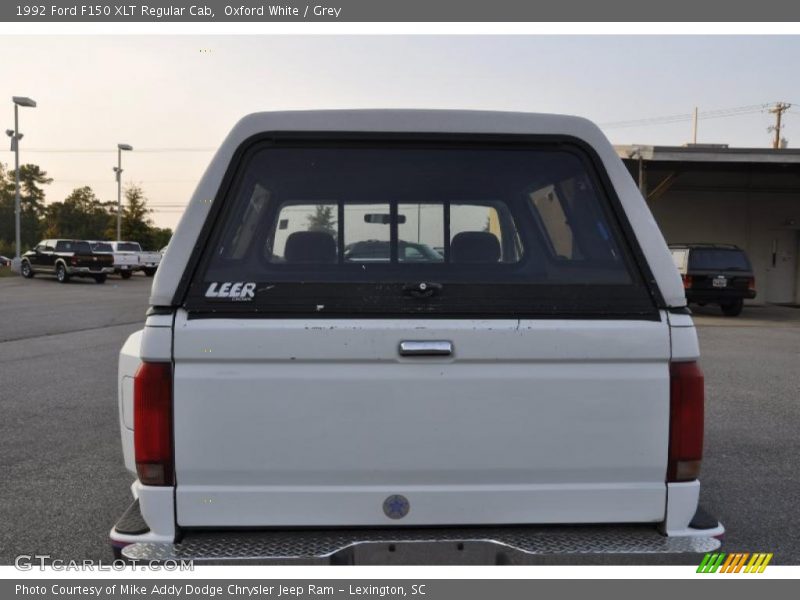 Oxford White / Grey 1992 Ford F150 XLT Regular Cab