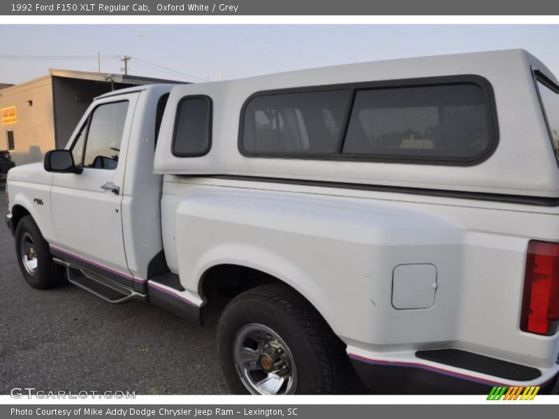 Oxford White / Grey 1992 Ford F150 XLT Regular Cab