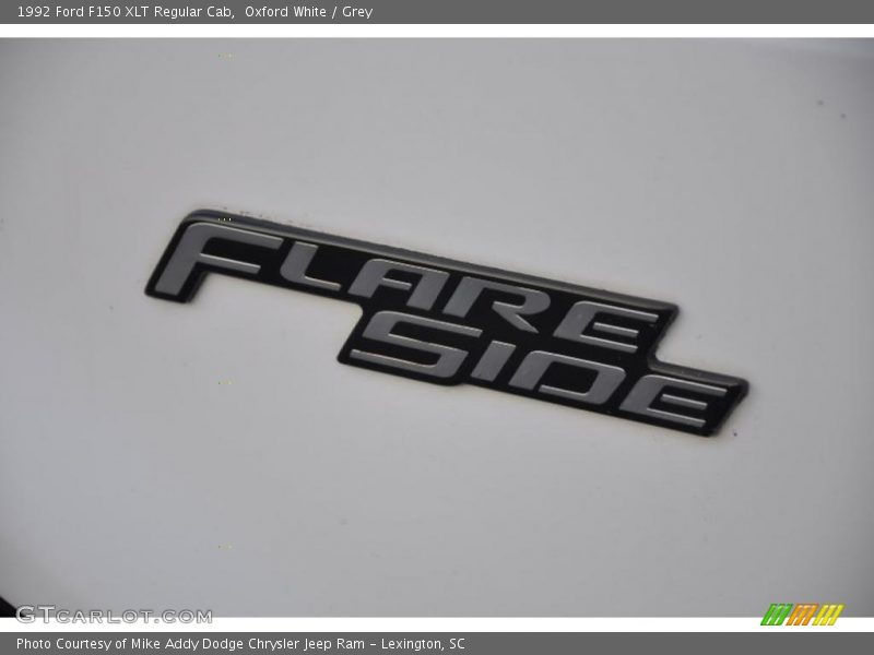 Oxford White / Grey 1992 Ford F150 XLT Regular Cab