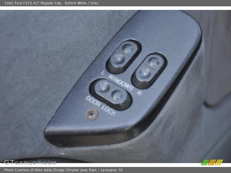 Oxford White / Grey 1992 Ford F150 XLT Regular Cab