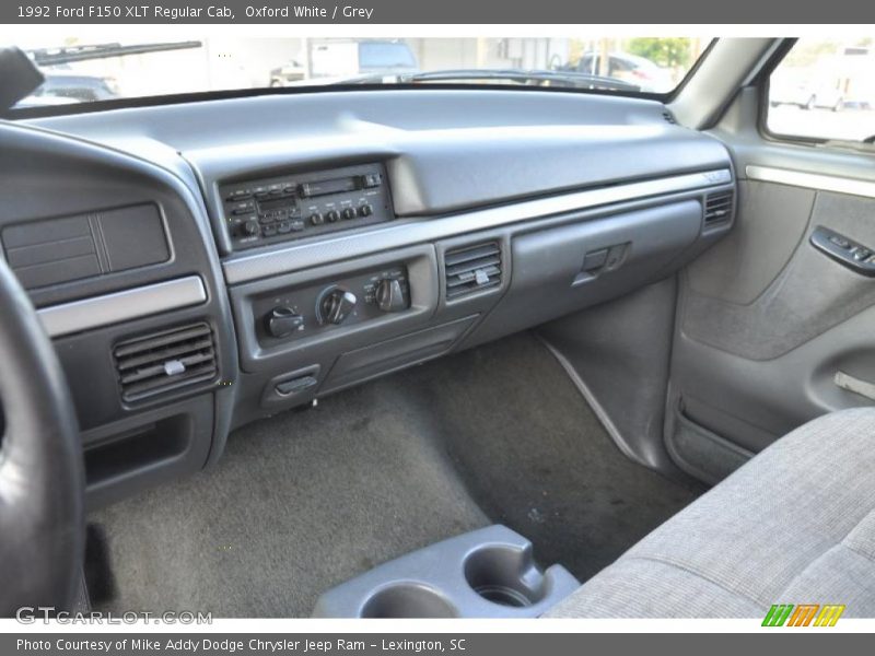 Oxford White / Grey 1992 Ford F150 XLT Regular Cab