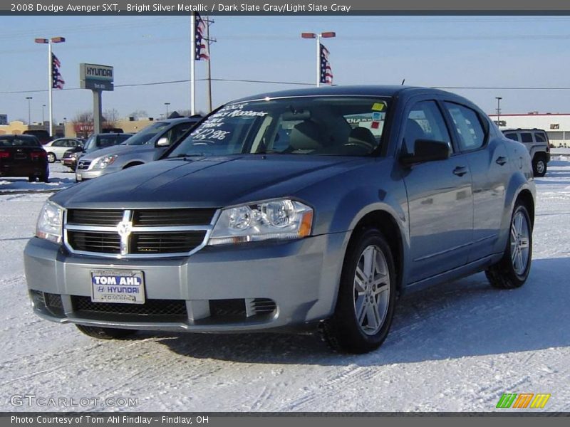 Bright Silver Metallic / Dark Slate Gray/Light Slate Gray 2008 Dodge Avenger SXT