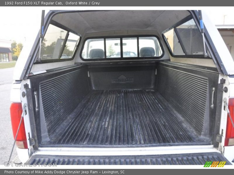 Oxford White / Grey 1992 Ford F150 XLT Regular Cab