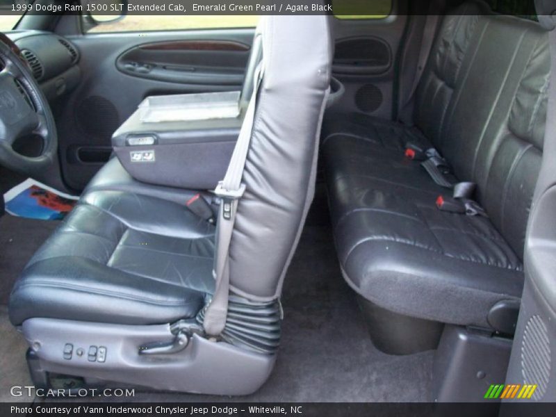 Emerald Green Pearl / Agate Black 1999 Dodge Ram 1500 SLT Extended Cab