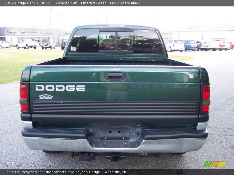 Emerald Green Pearl / Agate Black 1999 Dodge Ram 1500 SLT Extended Cab