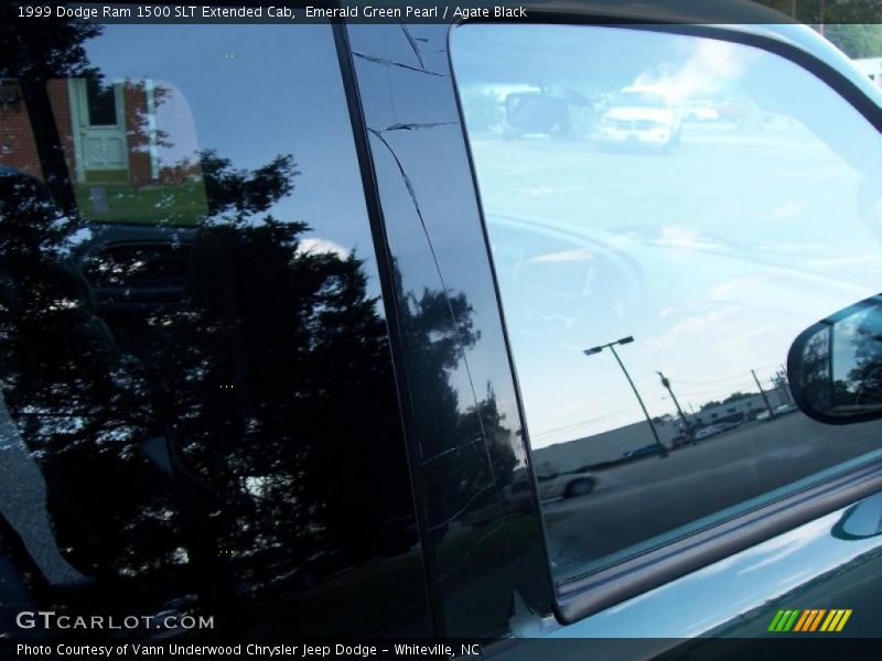 Emerald Green Pearl / Agate Black 1999 Dodge Ram 1500 SLT Extended Cab