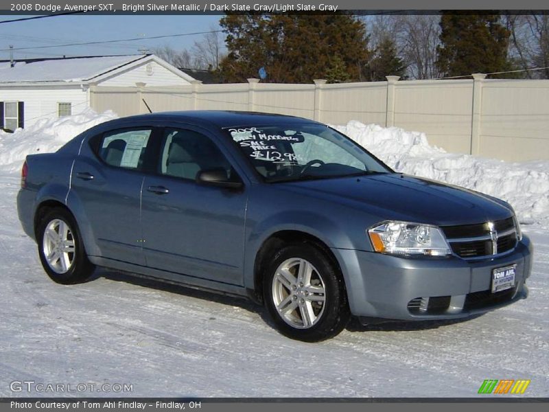 Bright Silver Metallic / Dark Slate Gray/Light Slate Gray 2008 Dodge Avenger SXT