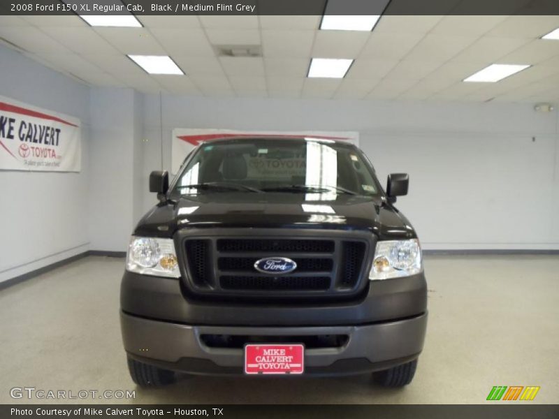 Black / Medium Flint Grey 2008 Ford F150 XL Regular Cab