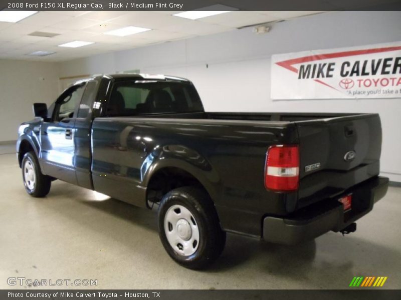 Black / Medium Flint Grey 2008 Ford F150 XL Regular Cab