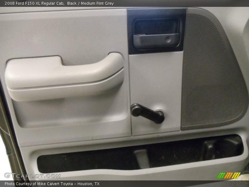 Black / Medium Flint Grey 2008 Ford F150 XL Regular Cab