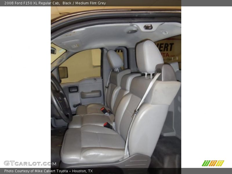 Black / Medium Flint Grey 2008 Ford F150 XL Regular Cab