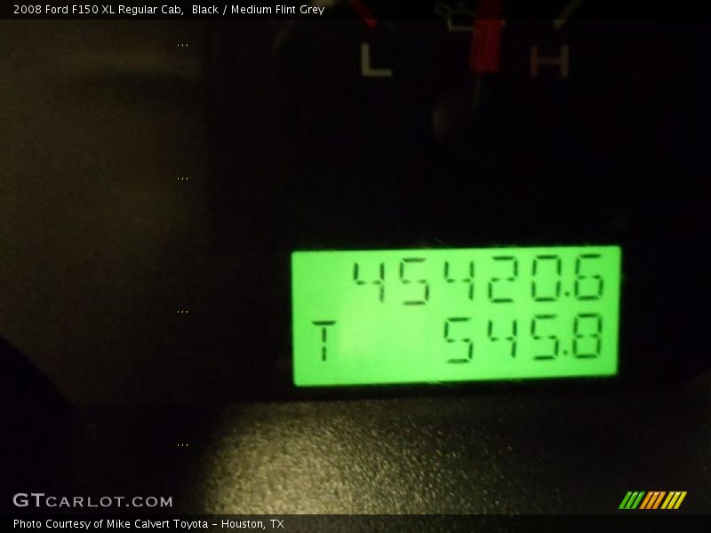 Black / Medium Flint Grey 2008 Ford F150 XL Regular Cab