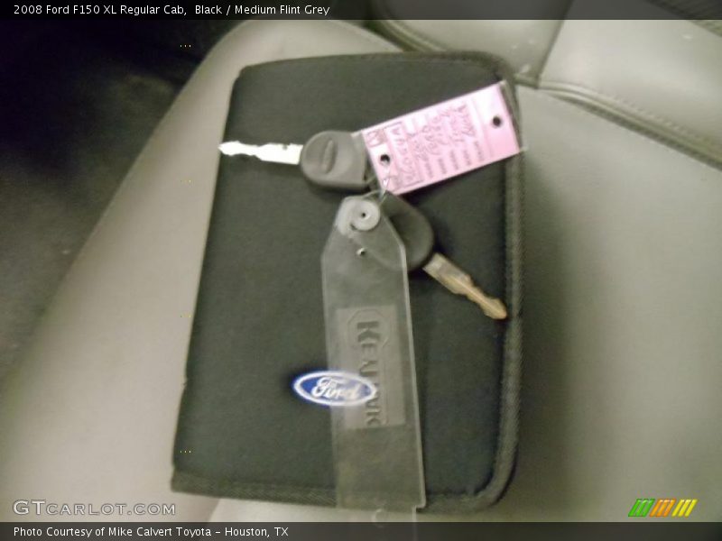 Black / Medium Flint Grey 2008 Ford F150 XL Regular Cab