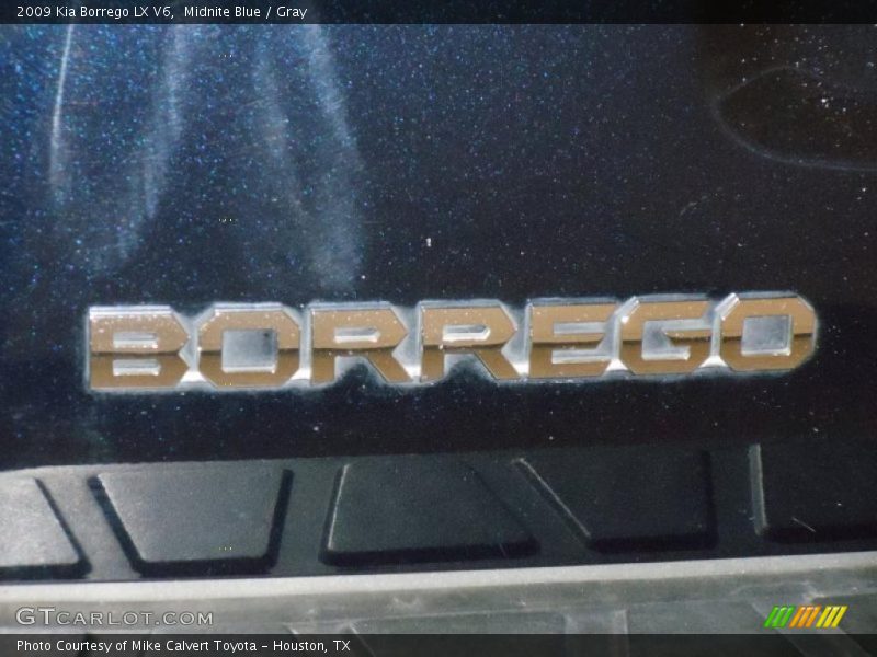 Midnite Blue / Gray 2009 Kia Borrego LX V6