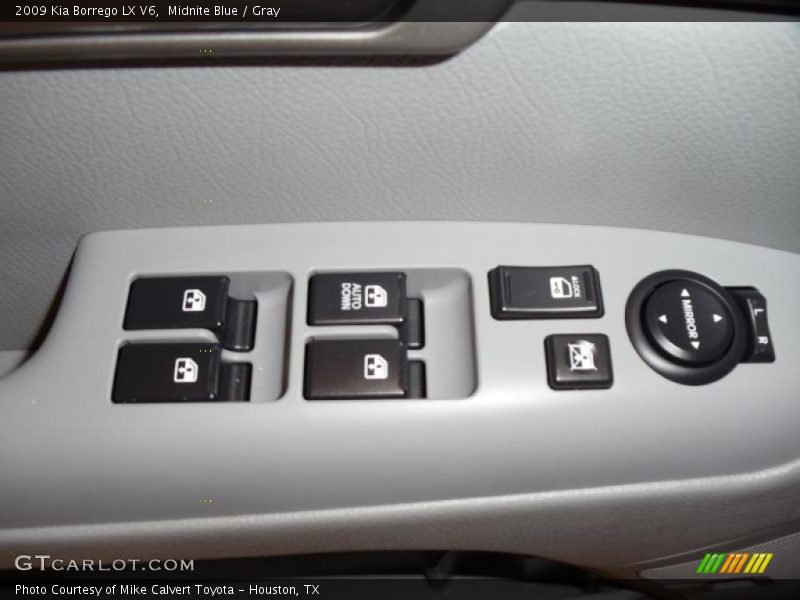 Midnite Blue / Gray 2009 Kia Borrego LX V6