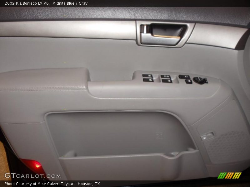 Midnite Blue / Gray 2009 Kia Borrego LX V6