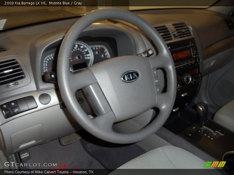 Midnite Blue / Gray 2009 Kia Borrego LX V6