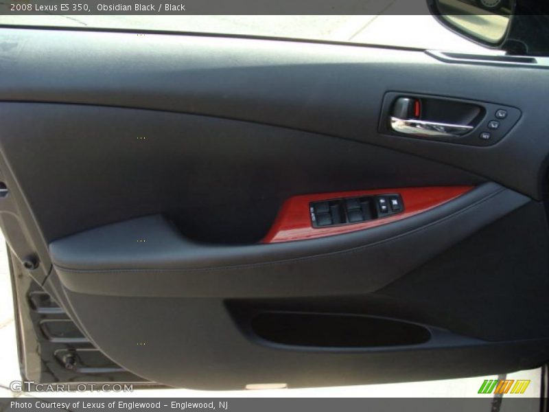 Obsidian Black / Black 2008 Lexus ES 350