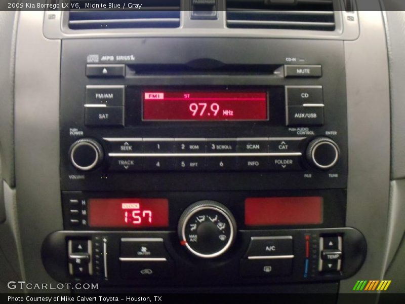 Midnite Blue / Gray 2009 Kia Borrego LX V6