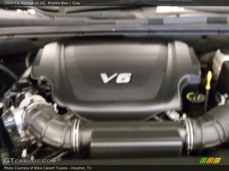 Midnite Blue / Gray 2009 Kia Borrego LX V6