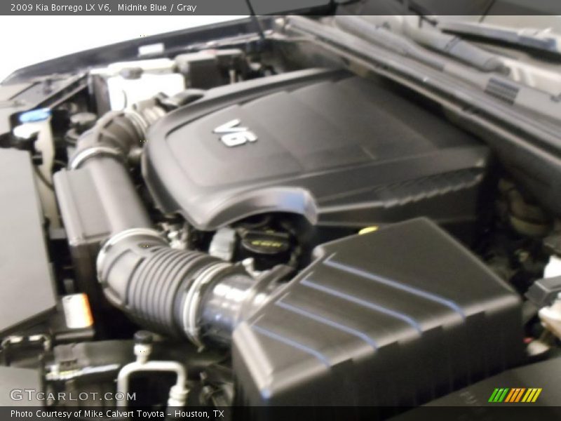 Midnite Blue / Gray 2009 Kia Borrego LX V6