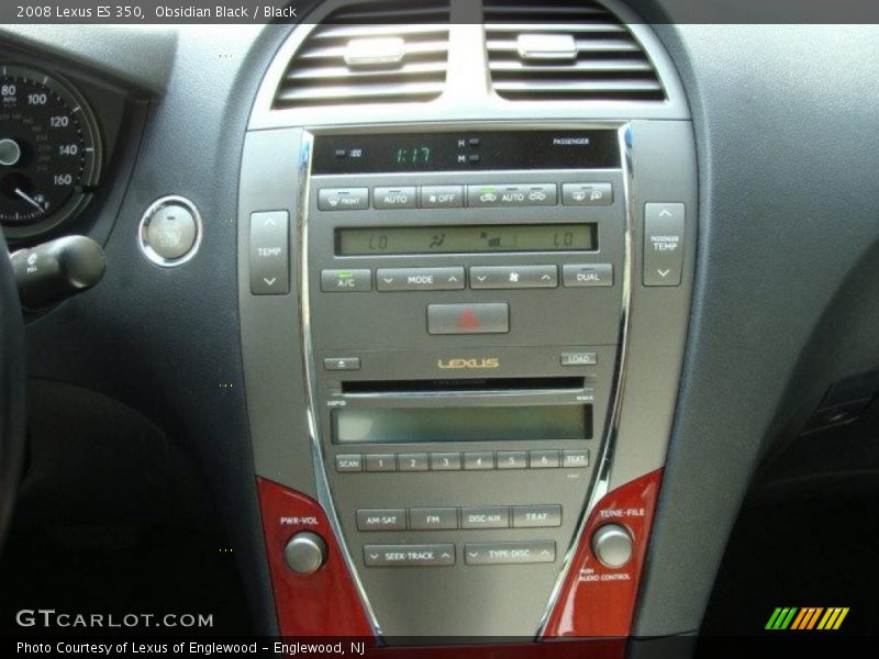 Obsidian Black / Black 2008 Lexus ES 350