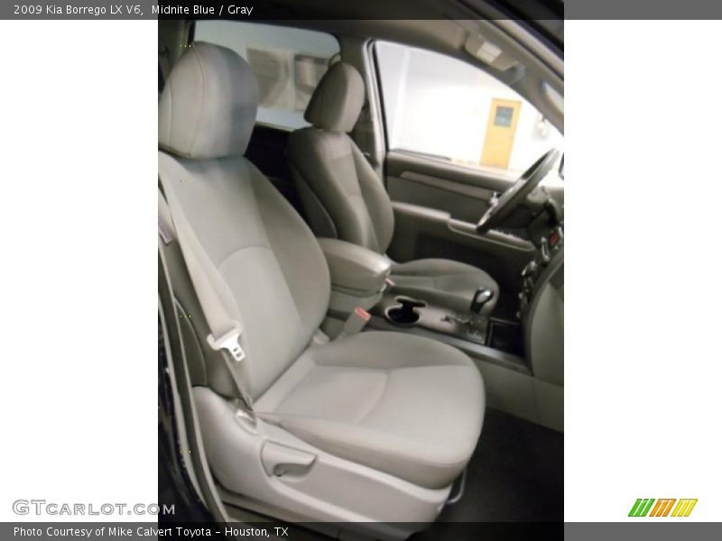 Midnite Blue / Gray 2009 Kia Borrego LX V6