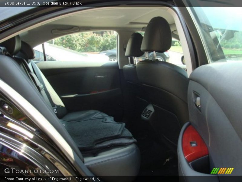 Obsidian Black / Black 2008 Lexus ES 350