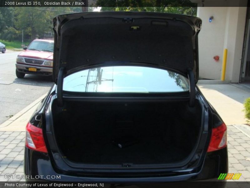 Obsidian Black / Black 2008 Lexus ES 350